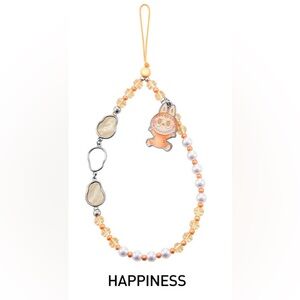 Authentic THE MONSTERS Big into Energy Series-Phone Charm Blind Box - HAPPINESS